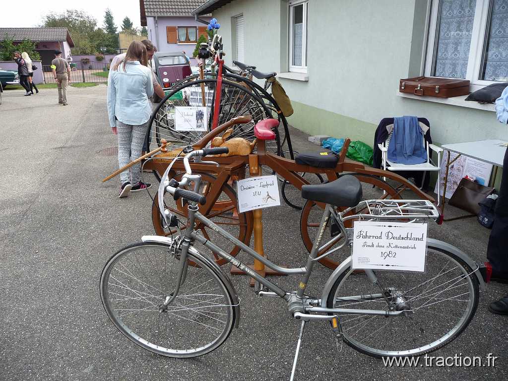 2014_Rustenhart (26).JPG - 34ème Randonnée Internationale des Vendanges organisée par le CVAAM, de la draisienne aux vélos